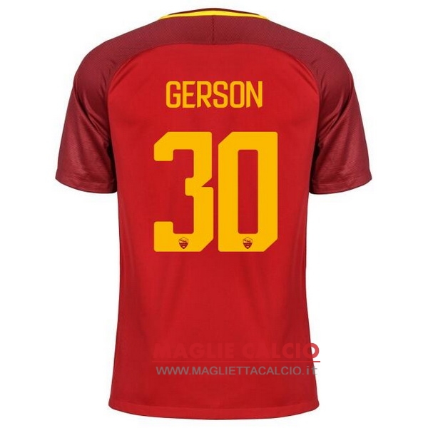 nuova maglietta roma 2017-2018 gerson 30 prima